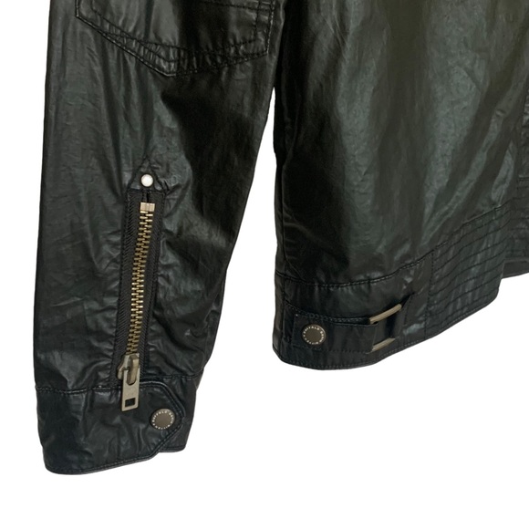 Buffalo David Bitton Mens Jacket Motorcycle Design Sz S - Picture 6 of 13